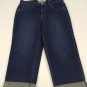 Levis Capri Womens Size 6 Dark Wash