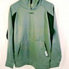 BoomBah Gray Black Polyester Mens Pull Over Hoodie Size Small