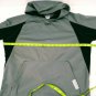 BoomBah Gray Black Polyester Mens Pull Over Hoodie Size Small