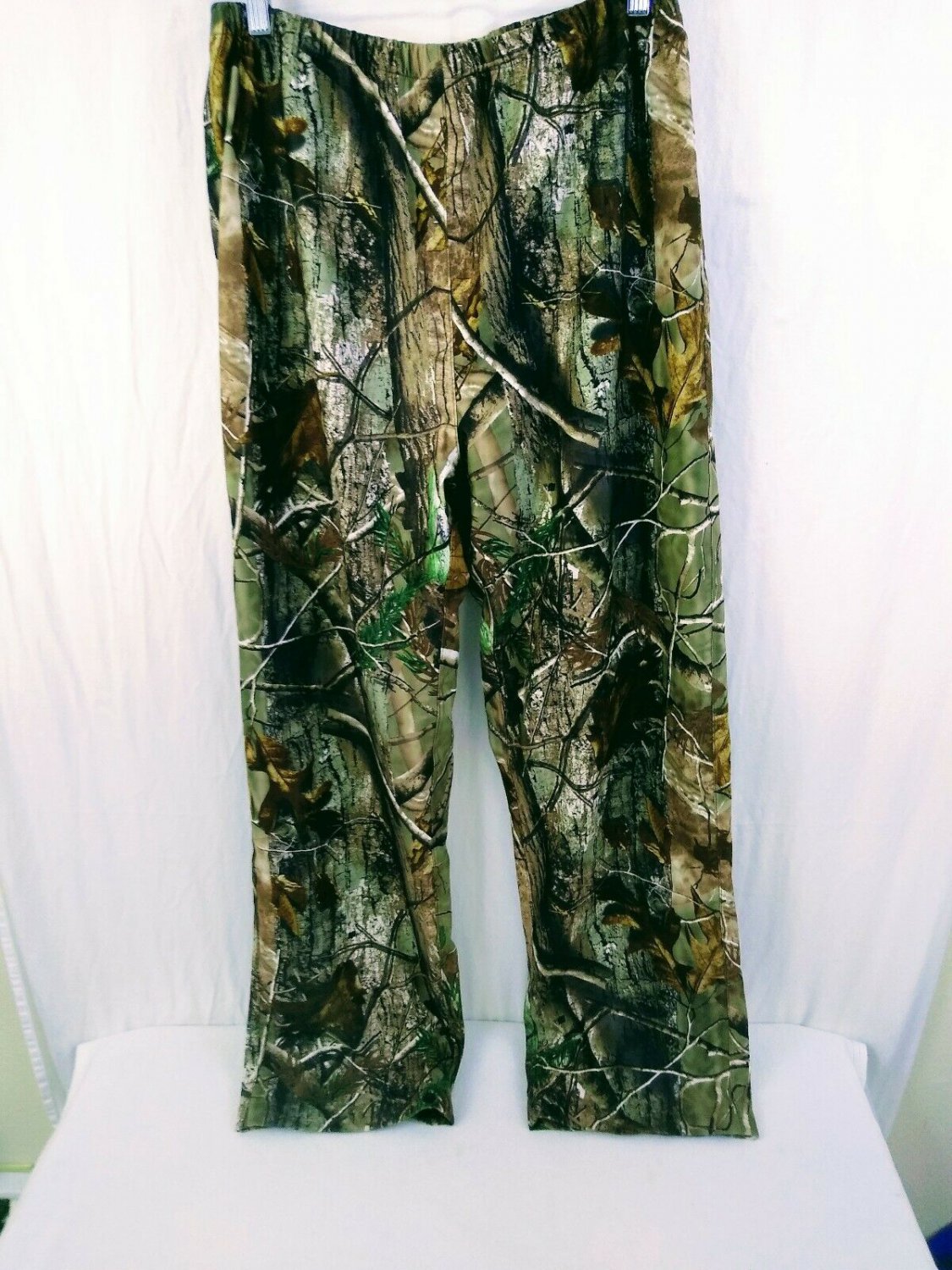 AGO RealTree APhd Mens Polyester Fleece Mesh Lined Camo Hunting Pants Size M