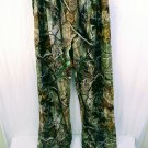 AGO RealTree APhd Mens Polyester Fleece Mesh Lined Camo Hunting Pants Size M