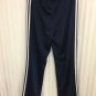 Adidas Warm Up Pants Womens Large 16-18 Polyester 3 Stripe