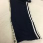 Adidas Warm Up Pants Womens Large 16-18 Polyester 3 Stripe