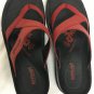 Aerosoft Sandals Slip On Womens 38 Red Flip Flop Comfortable