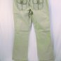 Maurices Pants 100% Cotton Beige Denim Womens Wide Leg Jeans Size 1 - 2