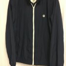 Travel Well Element Jacket Lightweight Windbreaker Shell Mens M Navy Hood Pack