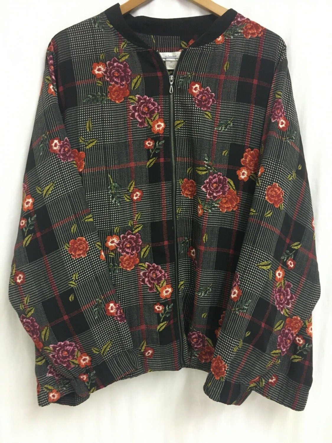 Cj Banks Jacket Womens Size 3X Zip Up Long Sleeve