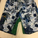 Reef Board Shorts Mens Size 36 Hawaiian Cargo Pocket Bikini Lady Surf Comb