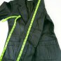 Newport News Brown Leather Womens 2 Button Jacket Polyester Satin Lining Size 10