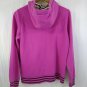 Made for Life Womens Pink Cotton/Polyester Full Zip Hoodie Size Large