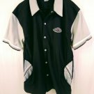 Air Jordan Black Gray 2 Piece Sweat/Jog Suit Short Sleeve Snap Up Mens Size L
