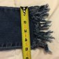Bebe Jeans Girls Size 8 Kids Fringe Denim Blue