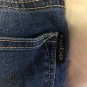 Bebe Jeans Girls Size 8 Kids Fringe Denim Blue