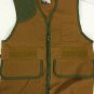 Saf T Bak Hunting Vest Mens Medium 38-40 Zip Off Game Bag Brown/green Duck