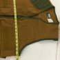 Saf T Bak Hunting Vest Mens Medium 38-40 Zip Off Game Bag Brown/green Duck