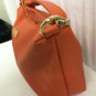 BCBG Paris Purse Shoulder Bag Adjustable Strap Orange Faux Leather