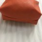 BCBG Paris Purse Shoulder Bag Adjustable Strap Orange Faux Leather