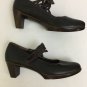 NAOT Shoes Brown Heels Womens Size 39.5 Cross Over Strap