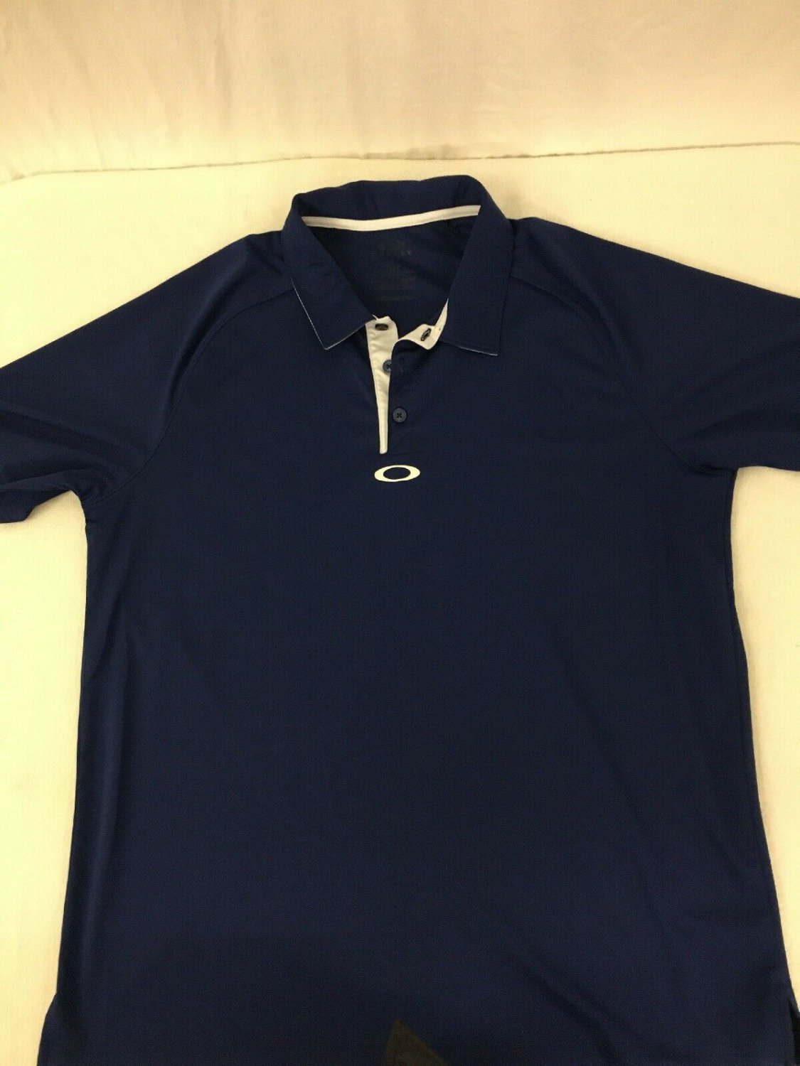 Oakley Polo Short Mens Size XL Polyester Royal Blue