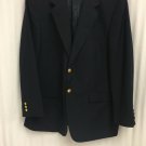Hardy Amies Sport Coat Gottschalks Suit Jacket Mens 44 Reg Wool Blend Navy