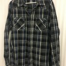 Reclaim Pearl Snap Shirt Mens XXL Buckle Ling Sleeve Western