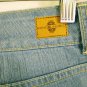 Bandolinoblu Arianna Womens Cotton Blend Light Blue Denim Jeans Size 14