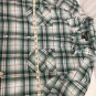 Helix Pearl Snap Shirt Mens XXL Plaid Western Short Sleeve Western Cowboy Rodeo