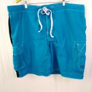 OP Light Blue Polyester Mesh Lined Mens Board/Swim Shorts Size XXXL (48/50)