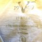 Italia Shirt Mens Size Large Cotton White V Neck T-Shirt Made in Milano