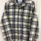 Columbia Button Up Plaid Shirt Mens Size Small Cotton