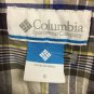 Columbia Button Up Plaid Shirt Mens Size Small Cotton