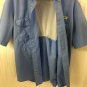 Magellan Outdoors Button Up Shirt Mens Medium Fish Gear Magrelease Blue