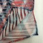 Erin London Sheer Blouse Top Womens Small Button Up