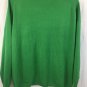 Ralph Lauren Sweater Polo Womens Large V Neck Tiller Green Box Cut High Low NWT