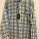 F X Fusion Sportswear Button Up Shirt Mens XL Wrinkle Resistant Long Sleeve