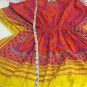 Loft Blouse Womenâs XS Colorful Butterfly Sleeve Cotton Summer Top
