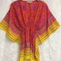 Loft Blouse Womenâs XS Colorful Butterfly Sleeve Cotton Summer Top