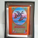 WINCHESTER Waterfall Glass Collection paperweight. "Ducks in Flight" Hunting