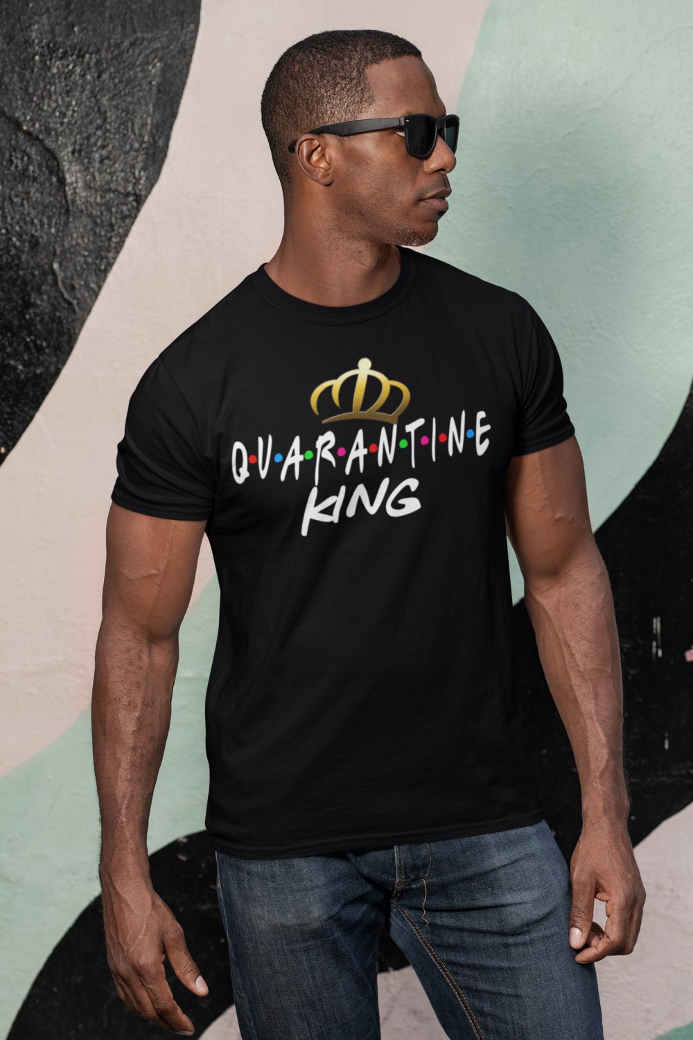 Quarantine King| Social Distance| Work from Home| Stay at Home| Trendy Shirt