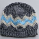 Knit-look Chevron Beanie