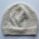 Basic White Knit Beanie