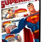 Superman Triple Feature 3 Episodes movies DC Comics animated cartoons series NEW Superman Triple Feature 3 Episodes movies DC Comics animated cartoons series NEW