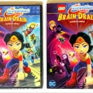 LEGO DC Super Hero Girls Brain Drain DVD Slip Case cover animated kids show NEW LEGO DC Super Hero Girls Brain Drain DVD Slip Case cover animated kids show NEW