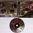 Blast Radius [Sony PlayStation 1 PS1] outer space shooter video game COMPLETE VG