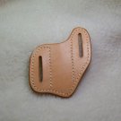 Leather Pocket Knife Sheath, Natural, 1-1/2 Inch