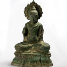 Buddha Statue -Antique Sri Lanka Style Bronze Protection buddha statue -32cm/13"
