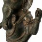 Antique Khmer Style Mounted Standing Bronze Angkor Wat Ganesha Statue - 62cm/25"