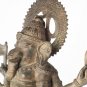 Antique Chola Style Bronze Standing Ganesha Statue with Mouse - 49cm/20"