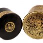 Early 20th Century Antique Burmese Shwe Zawa Lacquerware Betel Box -9cm/4â Tall