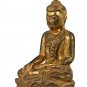 19th Century Antique Burmese Ava Enlightenment & Charity Buddha Statue -30cm/12"